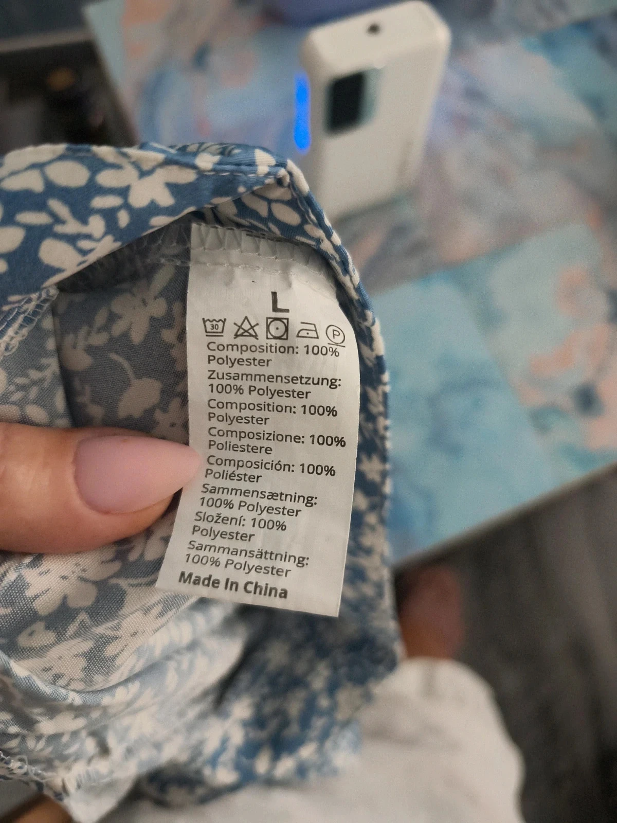 Magnífico Pantalón de verano azul – photo 4